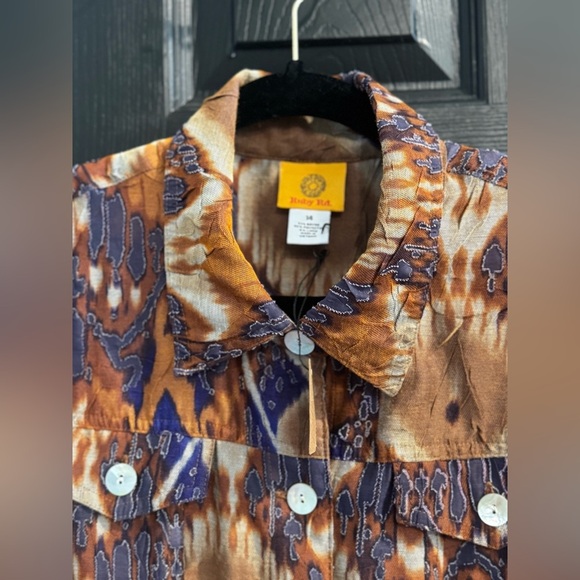 Ruby Rd. Multicolor Patterned Shirt - Picture 2 of 3
